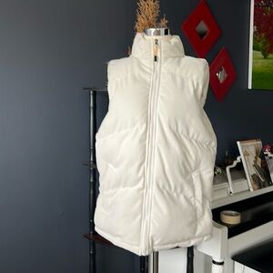 Sleeveless Less Padded Coat Vest Size S